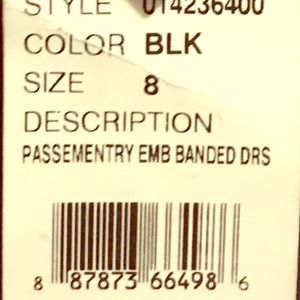 NEW Adrianna Papell Passementry Emb Banded Dress